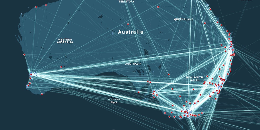 Google Analytics Spatial Data Visualized with BigQuery