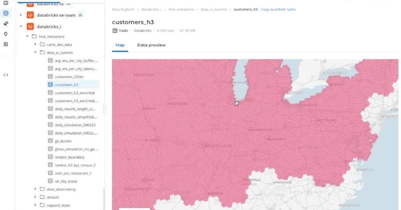 Databricks Support for H3 in Collaboration with CARTO