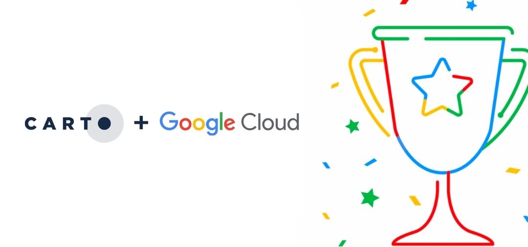 CARTO Wins Two Google Cloud Partner of the Year Awards