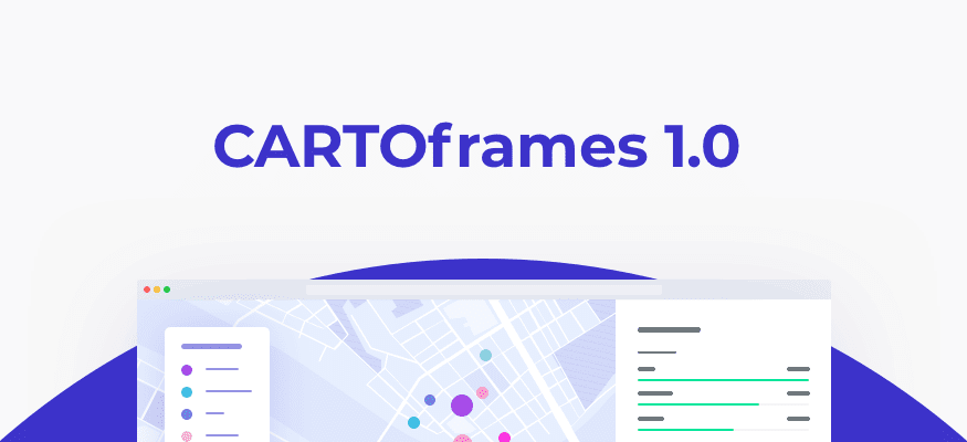 Speed up your spatial analysis with CARTOframes 1.0
