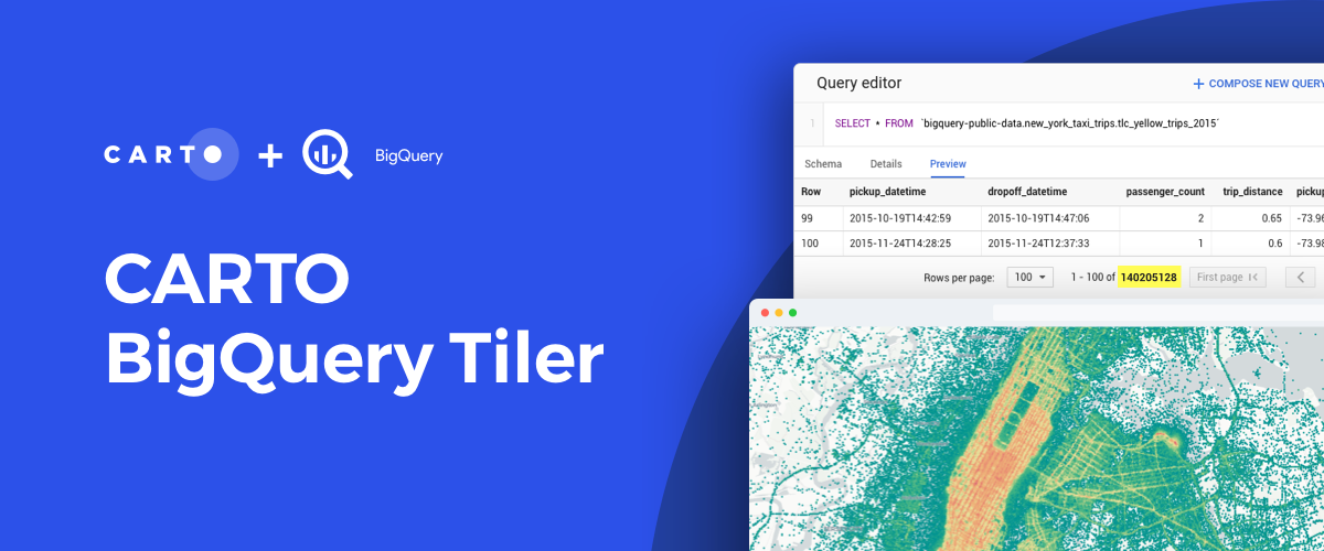 CARTO BigQuery Tiler is Now Available for Google Cloud Platform