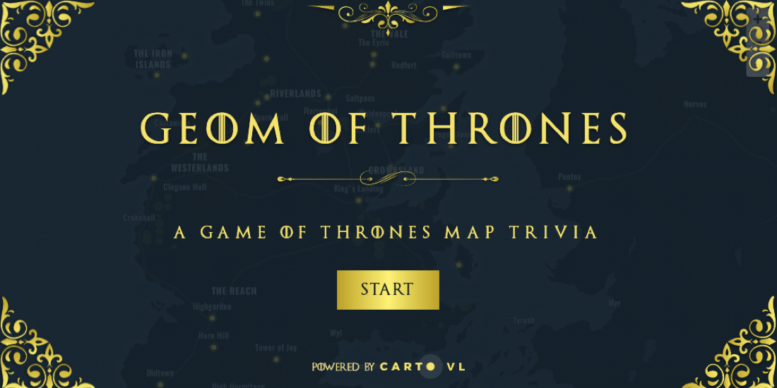 Making the Map: Game of Thrones Trivia