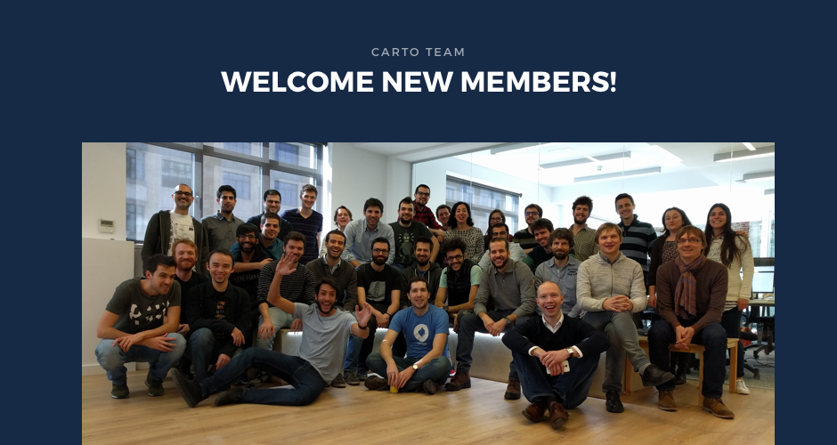 CARTO strengthens its Sales team, adding key individuals!