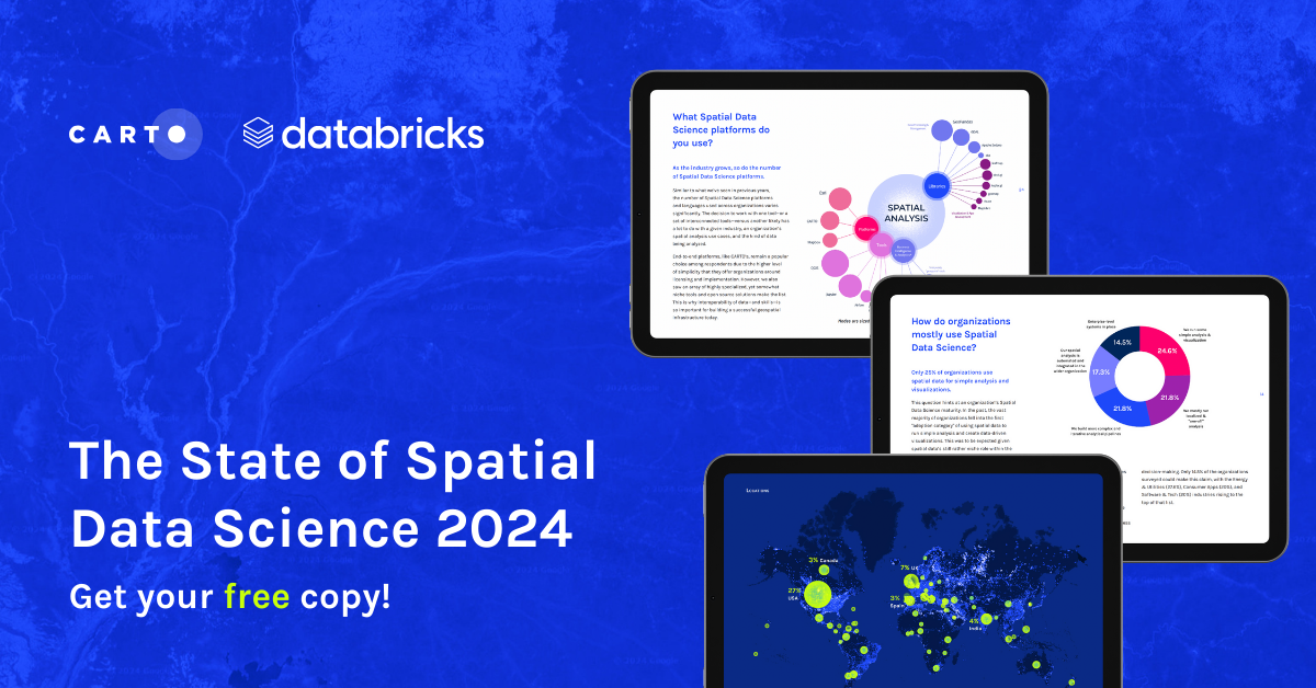 The State of Spatial Data Science 2024 - get your free copy!