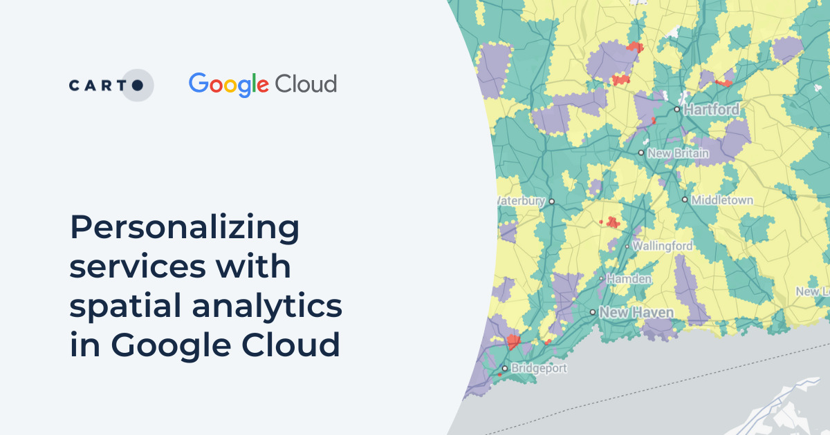 Personalizing services with spatial analytics in Google Cloud