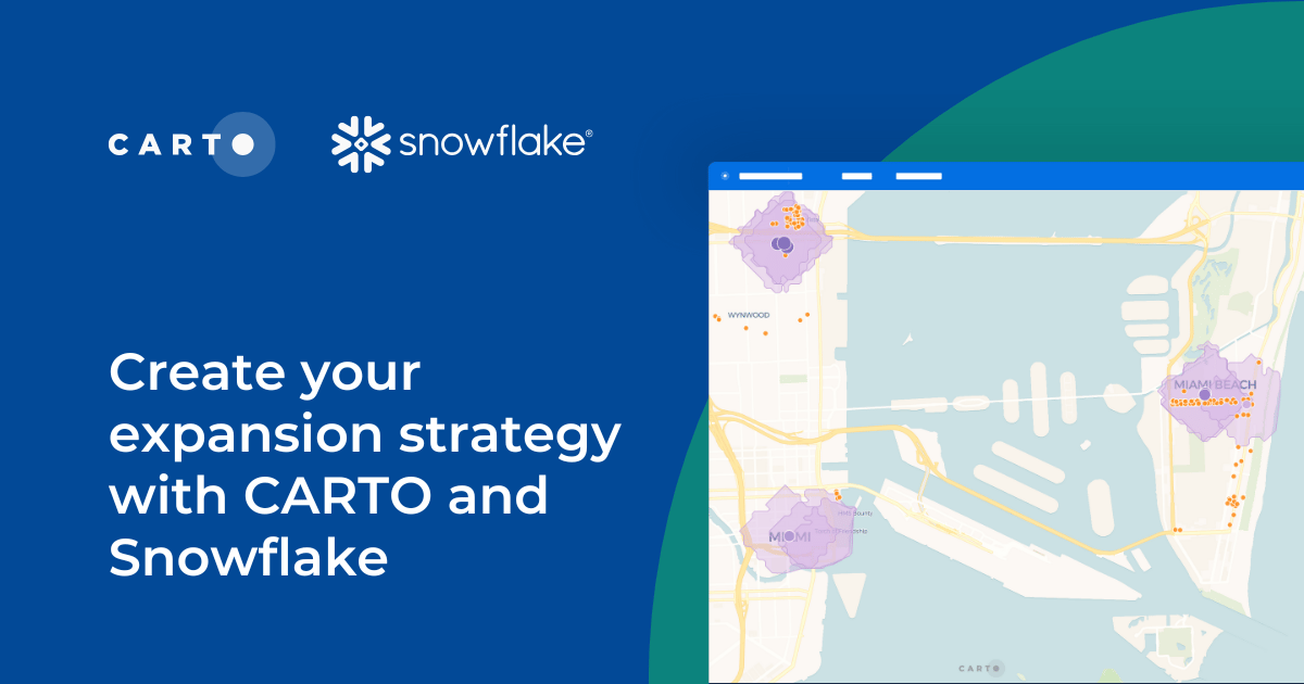 Create your expansion strategy with CARTO and Snowflake