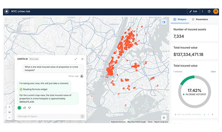 Risk Management map mobile