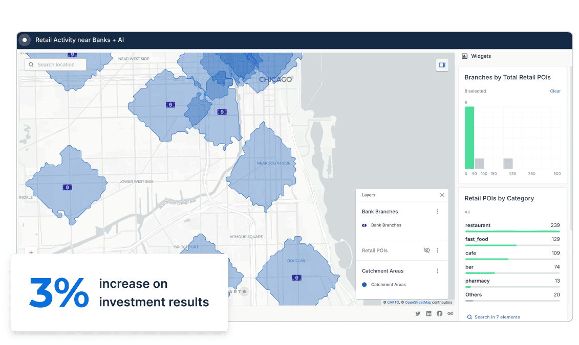 Risk analysis map desktop