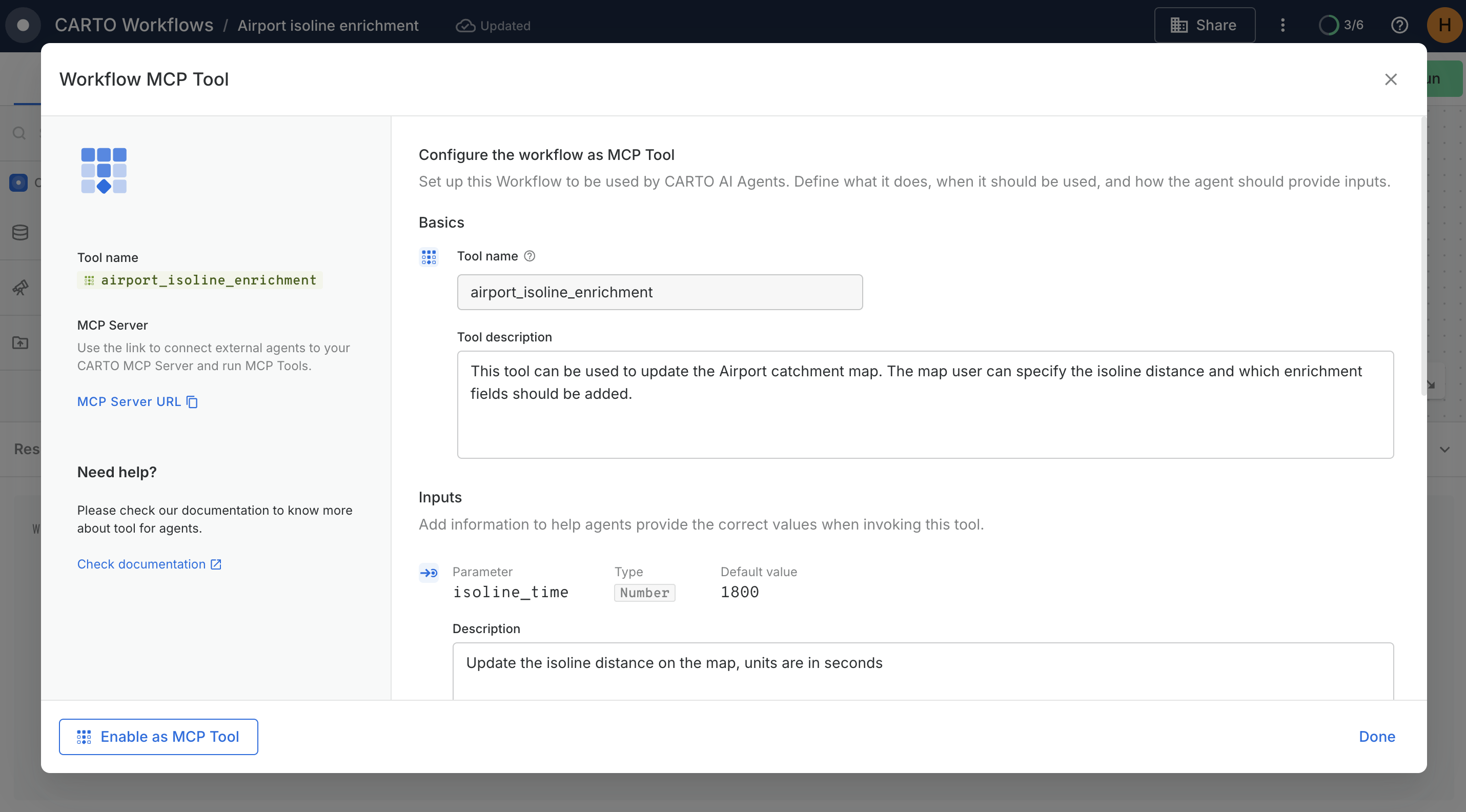 A screenshot of CARTO Workflows