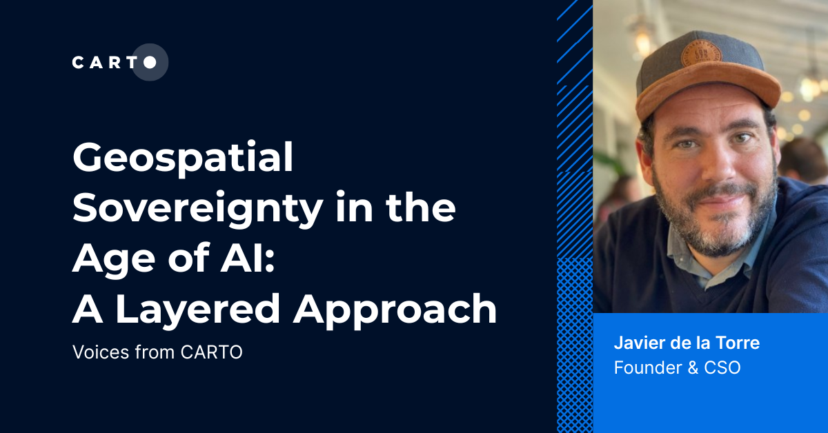 Geospatial Sovereignty in the Age of AI: A Layered Approach